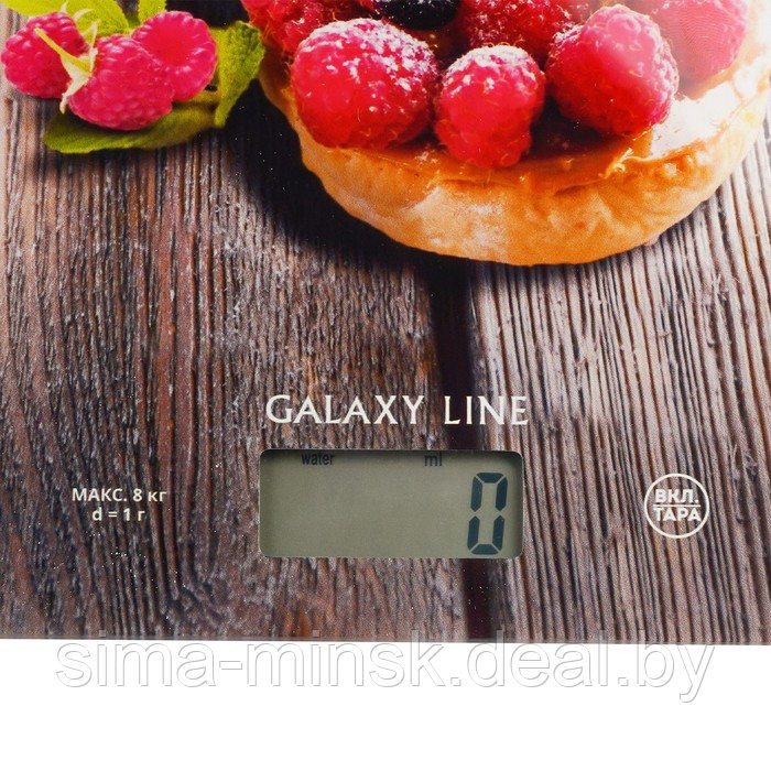 Весы кухонные Galaxy LINE GL 2816, электронные, до 8 кг - фото 5 - id-p223210659