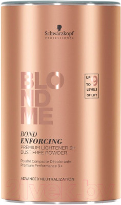 Порошок для осветления волос Schwarzkopf Professional BlondMe Bond Enforcing Premium Lightiner 9+ - фото 1 - id-p223194924