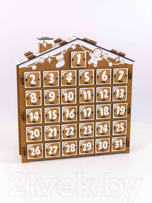 Адвент-календарь Woody Пряничный домик на 31 день / 05711 - фото 2 - id-p223201780