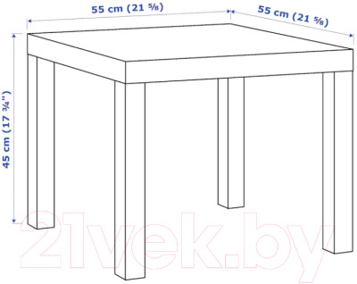 Журнальный столик Ikea Лакк 704.499.11 / 304.499.08 - фото 2 - id-p223206266