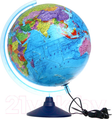 Глобус интерактивный Globen Политический рельефный с подсветкой / INT13200315 - фото 1 - id-p223195137