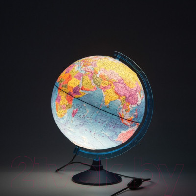 Глобус интерактивный Globen Политический рельефный с подсветкой / INT13200315 - фото 2 - id-p223195137