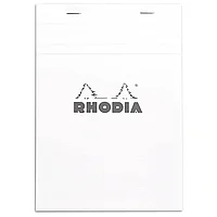 Блокнот "Rhodia", А5, 80 листов, клетка, белый