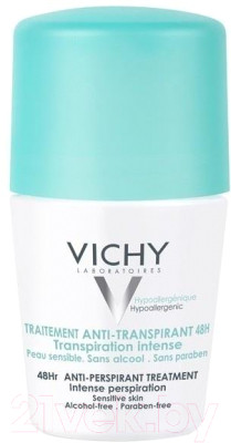 Антиперспирант шариковый Vichy Deodorants против избыточного потоотделения 48ч - фото 1 - id-p223194328