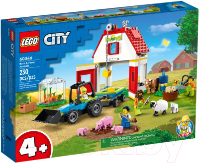 Конструктор Lego City Ферма и амбар с животными 60346 - фото 1 - id-p223200386