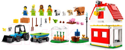 Конструктор Lego City Ферма и амбар с животными 60346 - фото 4 - id-p223200386