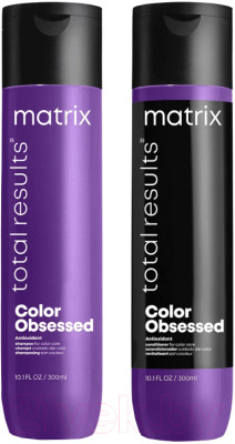 Набор косметики для волос MATRIX Total Results Color Шампунь 300мл+Кондиционер 300мл - фото 1 - id-p223196999