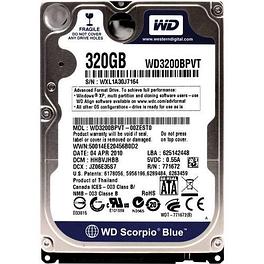 Жесткий диск (HDD) SATA WD Blue 320Gb (с разбора)