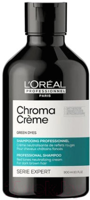Оттеночный шампунь для волос L'Oreal Professionnel Serie Expert Chroma Cream зеленый - фото 1 - id-p223193977