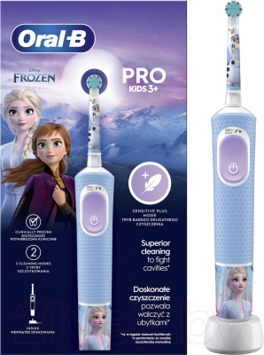 Электрическая зубная щетка Oral-B Vitality Pro Kids Frozen - фото 1 - id-p223209758