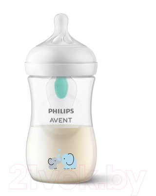 Бутылочка для кормления Philips AVENT AVENT Natural Response с клапаном AirFree / SCY673/81 - фото 2 - id-p223202293