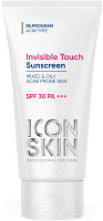 Крем солнцезащитный Icon Skin Invisible Touch SPF 30 для жирной и комбинированной кожи