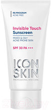 Крем солнцезащитный Icon Skin Invisible Touch SPF 30 для жирной и комбинированной кожи
