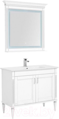 Комплект мебели для ванной Aquanet Селена с зеркалом 105 / 233125 - фото 1 - id-p223206744