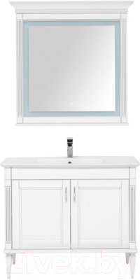 Комплект мебели для ванной Aquanet Селена с зеркалом 105 / 233125 - фото 2 - id-p223206744