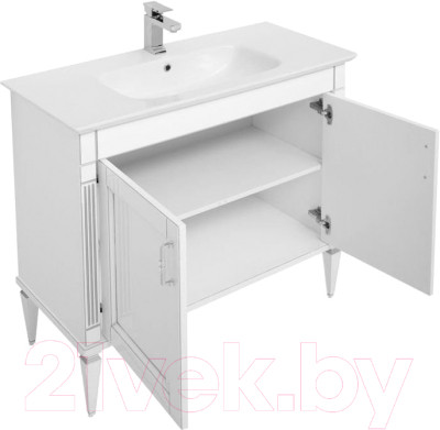 Комплект мебели для ванной Aquanet Селена с зеркалом 105 / 233125 - фото 3 - id-p223206744