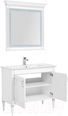 Комплект мебели для ванной Aquanet Селена с зеркалом 105 / 233125 - фото 4 - id-p223206744