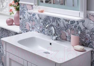 Комплект мебели для ванной Aquanet Селена с зеркалом 105 / 233125 - фото 6 - id-p223206744