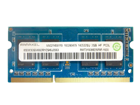 Оперативная память SO-DDR3 RAM 2GB PC3-12800 Ramaxel (с разбора) - фото 1 - id-p220661028