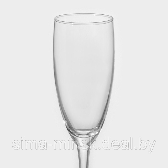 Набор стеклянных бокалов для шампанского «Эталон», 170 мл, 6 шт - фото 3 - id-p223210986