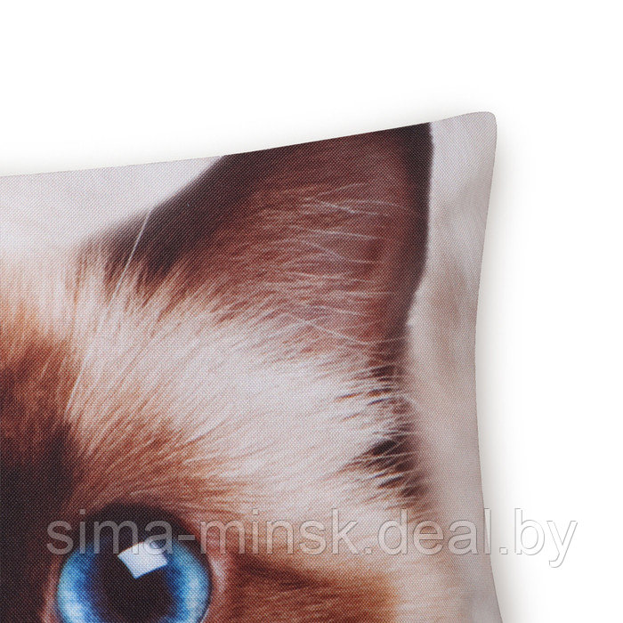 Подушка декоративная Этель "Бирманская кошка" 40х40 см, габардин, 100% п/э - фото 2 - id-p223211067