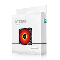 Вентилятор 120х120х25 DeepCool RF120R гидродинамический 4pin, красный (DP-FLED-RF120-RD)