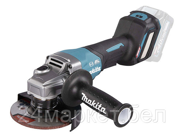 Аккум. углошлифмашина MAKITA GA 029 GZ (40В, 125 мм, 3000-8500 об/мин, клавиша) GA029GZ, фото 2