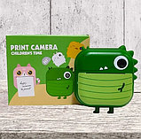 Детский фотоаппарат с печатью моментальной + бумага + наклейки, фото 3