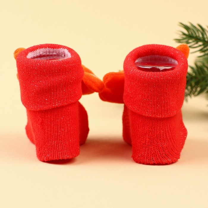 Подарочный набор Крошка Я : браслетики - погремушки и носочки - погремушки на ножки «Лисички» - фото 6 - id-p223213925