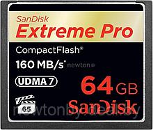 Карта памяти SanDisk Extreme Pro CompactFlash 64GB (SDCFXPS-064G-X46)