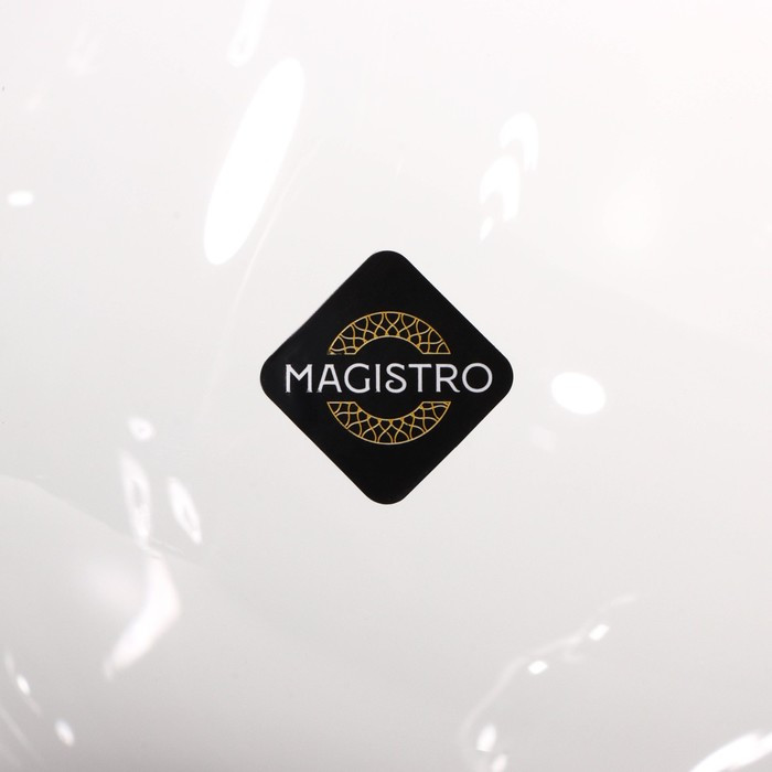 Набор бокалов стеклянных для вина Magistro «Иллюзия», 550 мл, 10×24 см, 2 шт, цвет прозрачный - фото 7 - id-p223214212