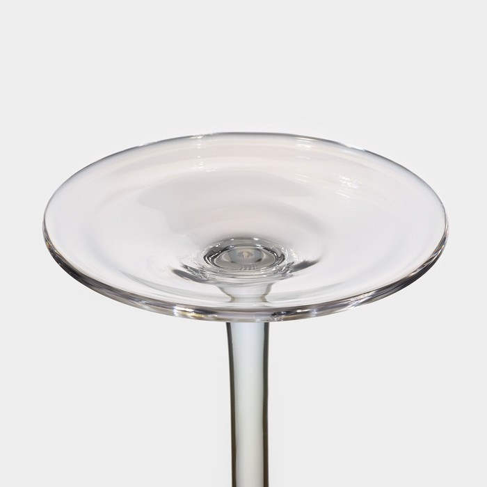 Набор бокалов стеклянных для вина Magistro «Иллюзия», 550 мл, 10×24 см, 2 шт, цвет перламутровый - фото 6 - id-p223214213
