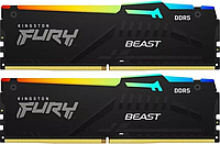 Модуль памяти 32Gb (2*16Gb) Kingston FURY Beast RGB (KF556C40BBAK2-32)