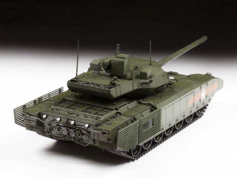 Сборная модель ZVEZDA Российский основной боевой танк Т-14 ''Армата'', подарочный набор, 1/35 - фото 4 - id-p223216354