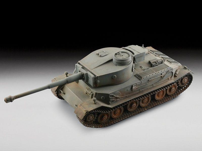 Сборная модель ZVEZDA Немецкий тяжёлый танк VK4501(P) ''Тигр'' Порше, 1/35 - фото 2 - id-p223216384