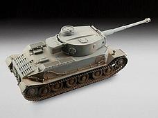 Сборная модель ZVEZDA Немецкий тяжёлый танк VK4501(P) ''Тигр'' Порше, 1/35, фото 2