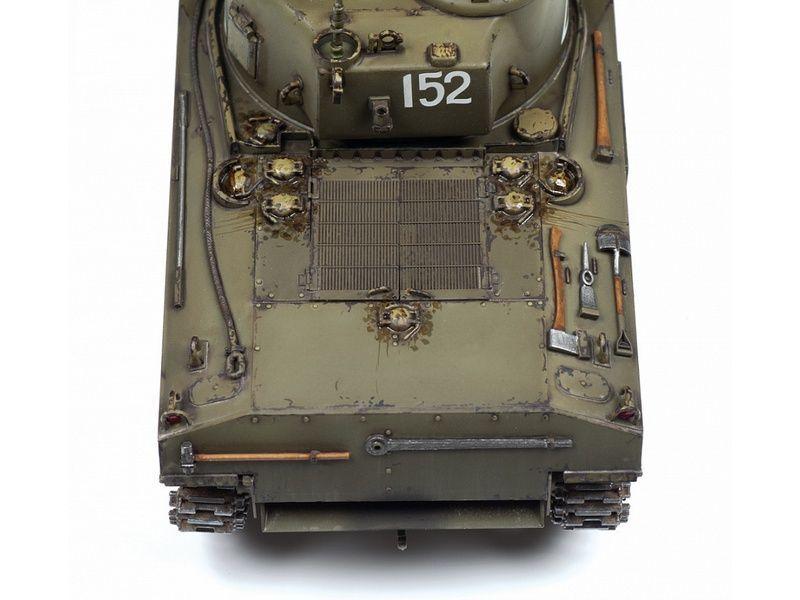 Сборная модель ZVEZDA Американский средний танк М4А2 ''Шерман'', 1/35 - фото 4 - id-p223216391