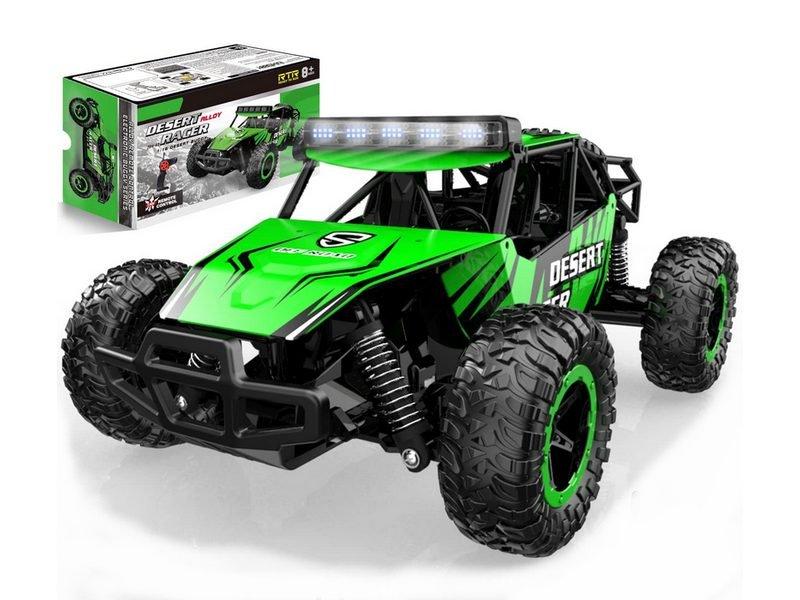 Радиоуправляемый внедорожник Volantex RC Desert King зеленый 4WD 2.4G 1/16 RTR