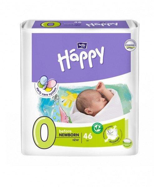 Подгузники гигиенические для детей Bella Baby Happy before newborn, 46 шт. - фото 1 - id-p201956095
