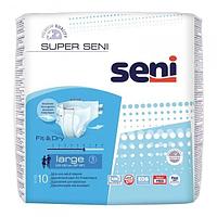 Подгузники для взрослых SUPER SENI LARGE 10 шт.