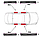 Защитные наклейки на пороги автомобиля / Накладки самоклеящиеся 4 шт. MERCEDES-BENZ, фото 2
