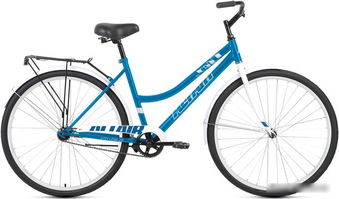 Велосипед Altair City 28 low 2022 (голубой/белый) - фото 1 - id-p223216801