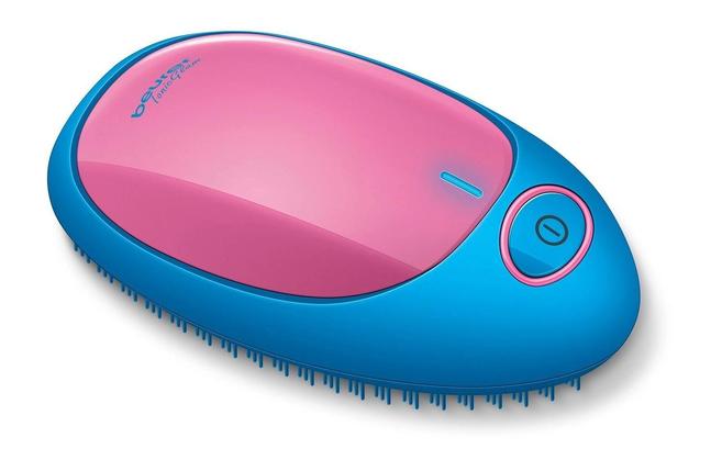 Щетка для распутывания волос  HT 10 IONIC (голубой/розовый) Beurer, фото 2