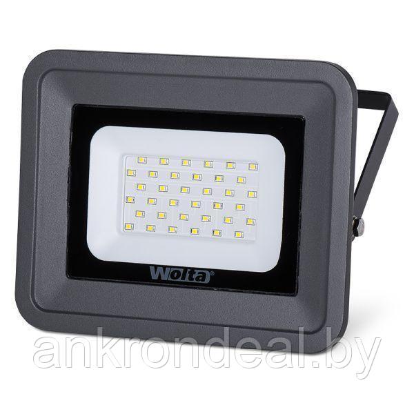 Прожектор светодиодный СДО 30Вт 2550лм 5500K IP65 (20шт/уп) WOLTA - фото 1 - id-p189668005