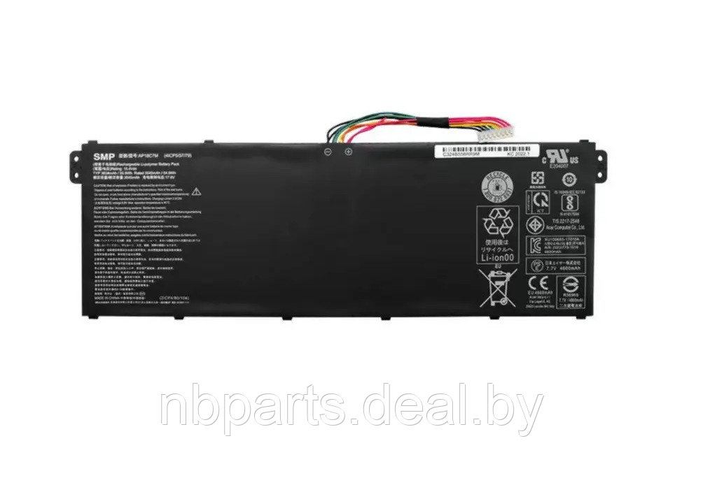 Аккумулятор (батарея) для ноутбука Acer Swift 3 SF313-52 15.4V 3634mAh AP18C7M - фото 1 - id-p223217052