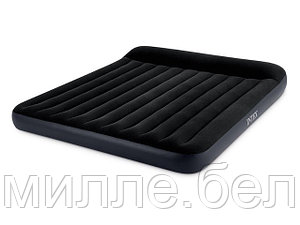 Надувной матрас с подголовником King Classic (Кинг Классик), 183х203х25 см, INTEX