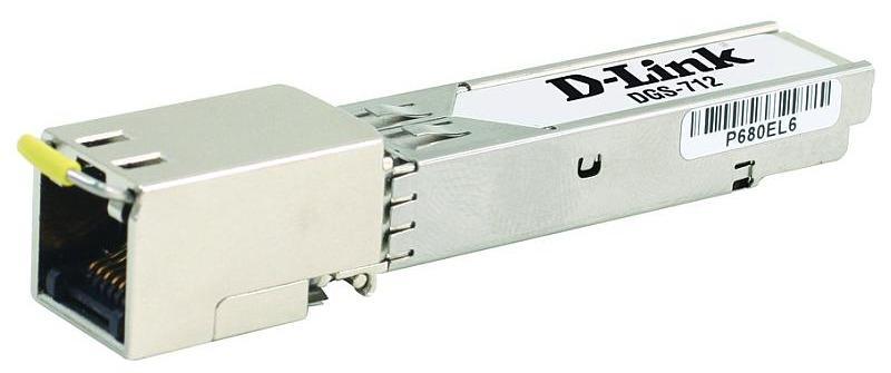 Модуль D-Link 712/A 1x1000BASE-T Copper transceiver up to 100m support 3.3V power - фото 1 - id-p223219278