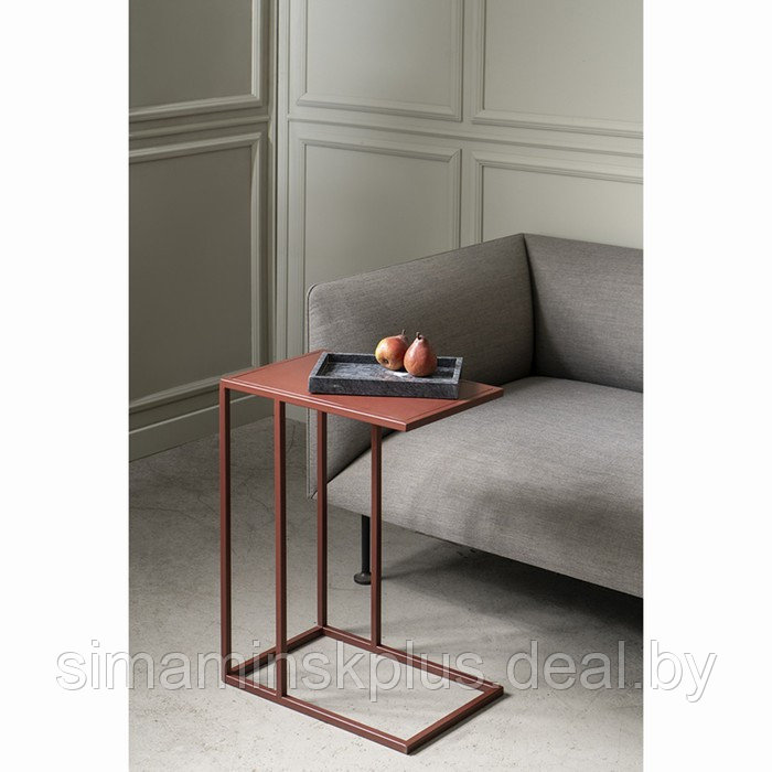 Столик приставной Aksen, 462×305×610 мм, цвет красный - фото 3 - id-p223220318