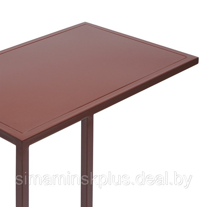 Столик приставной Aksen, 462×305×610 мм, цвет красный - фото 6 - id-p223220318