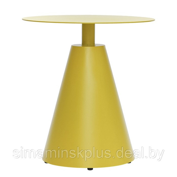 Столик кофейный Marius, 500×500×550 мм, цвет жёлтый - фото 1 - id-p223220333